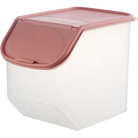Boîte De Rangement Pour Céréales - Boîte À Riz Étanche Et Anti-Insectes - Capacité Élevée 10 L - PP Alimentaire - 25 x 18,8 x 22,5 cm - 1 Pièce (1/2)
