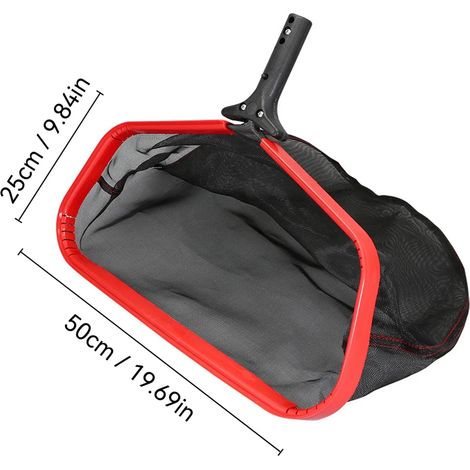 Accessoires de piscine (D) Épuisette de nettoyage de piscine, épuisette à feuilles, filet à mailles, accessoires de nettoyage professionnels pour piscine (1/5)