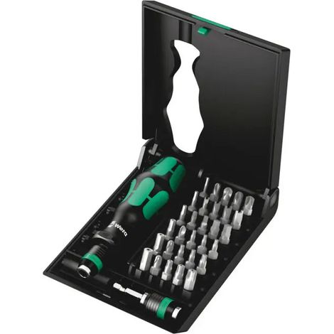 [NEUWERTIG] B-Ware Wera Schraubendreher Set Bit Set Satz Kraftform Kompakt Security 32 Teilig Box