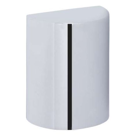 Perfetto 2 Dekor-Element ''Düne'' , Messing massiv, PERF-DUENE2 verchromt