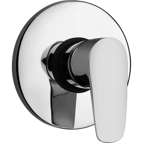 1-Wege-Einhand-Brausemischer mit Unterputzkörper Paini Parallel 47CR690  Chrom