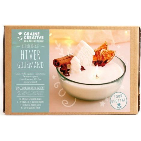 KIT DIY BOUGIE HIVER GOURMAND