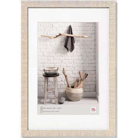 Cadre photo en bois - Walther Home - 40 x 60 cm - Crème - Livraison gratuite