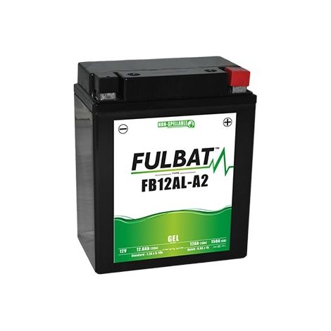 Batterie moto FULBAT FB12AL-A2 - GEL - 12V - 12.6Ah Sans chargeur (1/4)