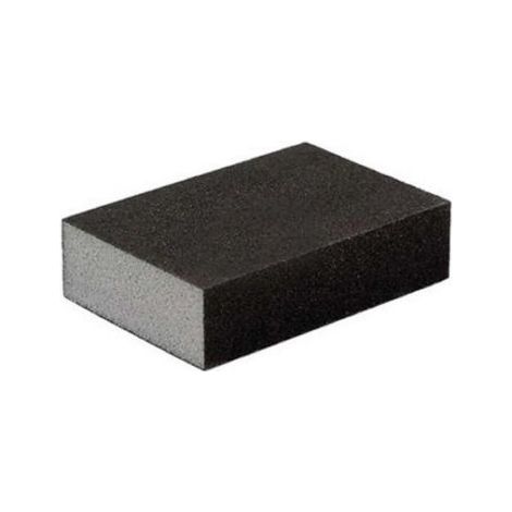 SPUGNA ABRASIVA PER CARTEGGIARE 95x68x25mm SPUGNETTA CARTA ABRASIVA P-36 (Grana Grossa)