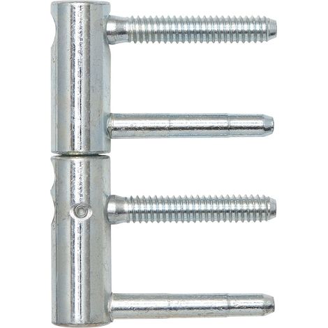 Solido Türband Zargenband verstellbar Einbohrband 2-tlg. m. Zylinderkopf, für Holztür,Band ø 20 mm, Stahl verzinkt (1/3)