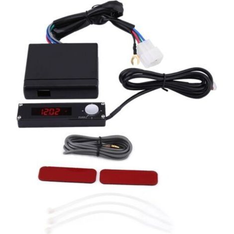 Dispositif universel de temporisation turbo pour voiture, ralentisseur de temps de stationnement, LED numérique 41001-AK009 (lumière rouge) (1/5)
