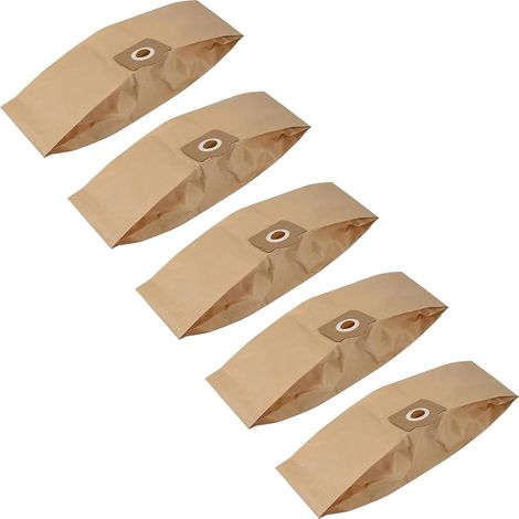 Lot de 5 Sacs D'aspirateur Vertical pour Karcher WD3, WD 3 Premium, WD3200, WD3500P, A2204, A2534, KAR69591300, SE4001, sac en Papier de Rechange de 5 Litres(5PCS) (1/5)