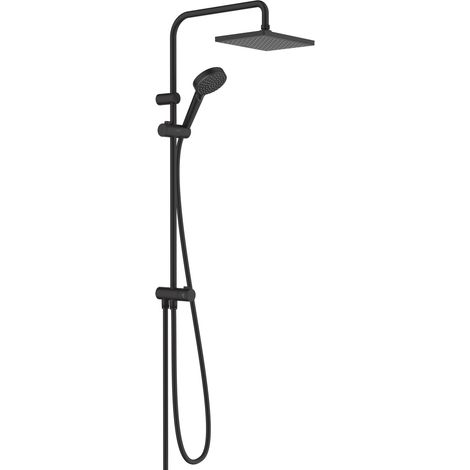 Hansgrohe Vernis Shape - Duschset Showerpipe 230 Reno, EcoSmart, schwarz matt 26289670