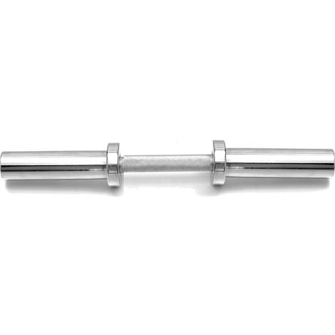 Manubrio olimpionico cromato 51 cm con bronzine - ø50 mm
