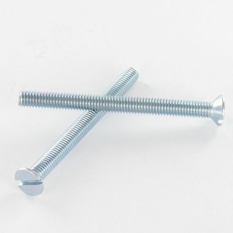 Vis métaux Tête fraisée Fendue M8X70 Bichromaté