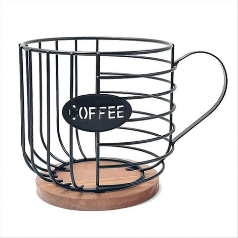 Porte-dosettes de café, panier à dosettes en fil métallique, dosette de café B (1/5)