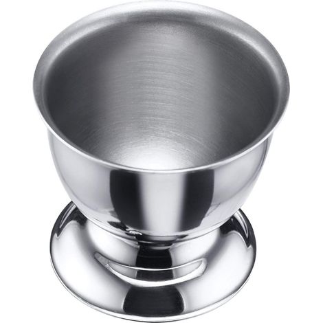 Lot de 4 coquetiers empilables avec pied, ø 5 cm, acier inoxydable, argent, 20742260 (1/5)