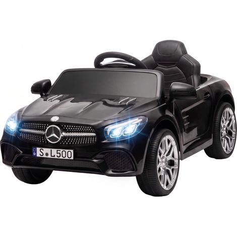 AIYAPLAY Mercedes-Benz SL500 Elettrica 12V per Bambini con Telecomando, Nero (1/5)