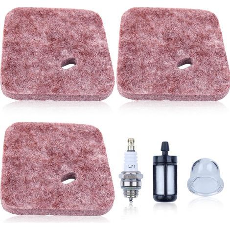 Kit de Mise au Point du Filtre à air, pour Stihl Fs45 Fs46 Fs55 Fs55R Fc55, Fs38 Fs55Rc Km55 Hl45 Km55R Fs45C Fs45L, Fs55T Fs75 Fs80 Fs85 Fc75 Fc85 Hl75 Ht70 Ht75 Sp85 Tondeuse, 4-2802 (1/5)