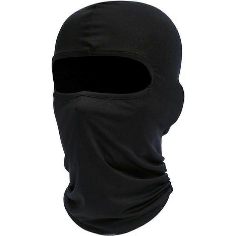 Lunettes de ski, protection UV, foulard de moto, écharpe d'été pour homme et femme, noir (1/5)