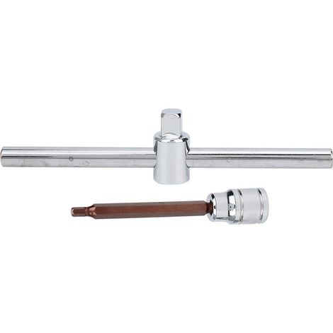 Clé hexagone 4mm pour patins à roulettes, Tige en T 15.5cm, outil d'entretien pour rollers et patins en ligne (1/5)
