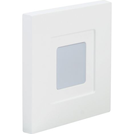 ISO 60 CCT Encastré Mur LED 1,2W bleu 2lm 115° 30000h face avant alu blanc ARIC 51879 (1/3)