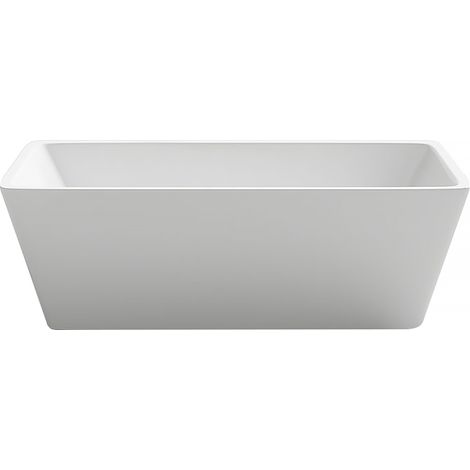Badewanne WETZIKON II 170 x 80 cm weiß (1/2)