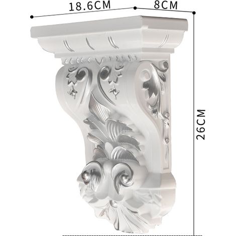 Colonnes, portes et supports de poutres de style romain européen en PVC avec support adhésif légers et durables. (1/5)
