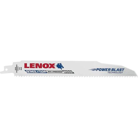 Lames scie sabre démolition bois clous 966R carte de 2 Lames
