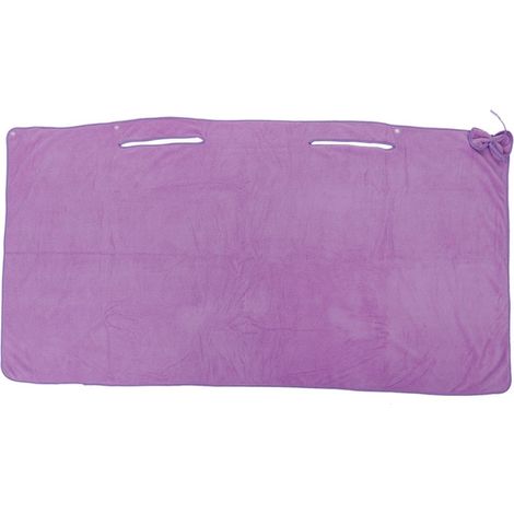 Jupe-robe portable à bretelles pour femme, serviette de bain, paréo, spa, plage, violet (1/5)