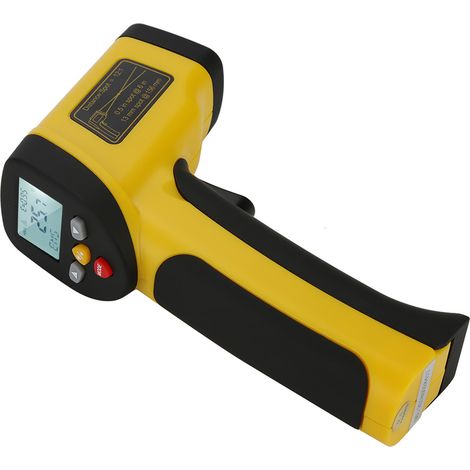 Thermomètre infrarouge industriel numérique portable, pistolet de température laser IR (1/5)