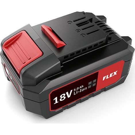 Batterie Li-Ion 18V 5Ah – Protection contre décharge – Indicateur d'état – Pour machine Flex 18V