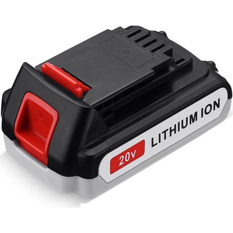 5.0Ah Ersatz für Schwarz und Decker 20V Batterie LB20 LBXR20 LBXR20 LBXR20 LBXR20B-OPE-2 LB2X400 LST220 Drahtlose elektrische Werkzeuge (1/4)