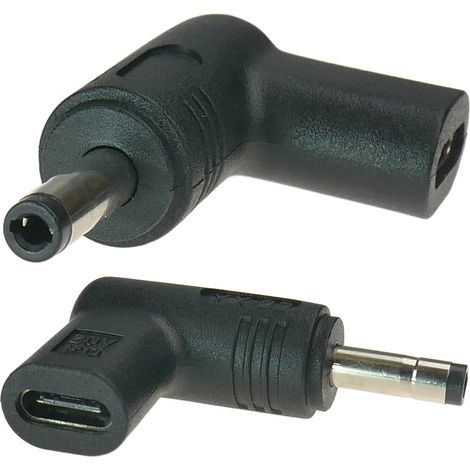 USB-C-Adapter zur Stromversorgung eines Laptops mit einer 4,0 x 1,7 mm-Buchse
