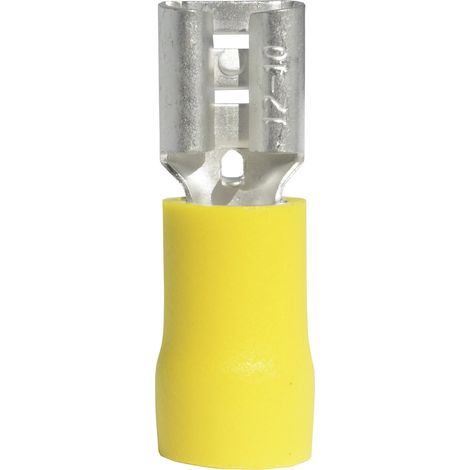 Vogt Verbindungstechnik 3907S Flachsteckhülse Steckbreite: 6.3 mm Steckdicke: 0.8 mm 180 ° Teilisol (1/2)