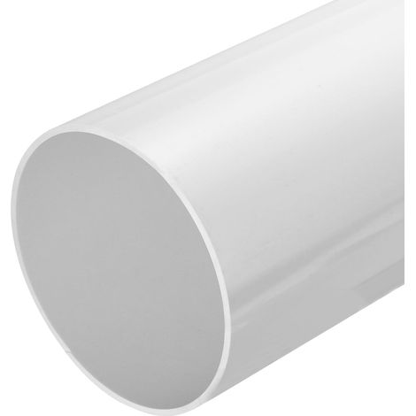 Tube Rigide En PVC Rond De 6 Pouces 152mm DI 160mm DE 500mm Blanc Haute Résistance Pour Tuyau D'eau, Artisanat, Décoration, Gaine De Câble (1/5)