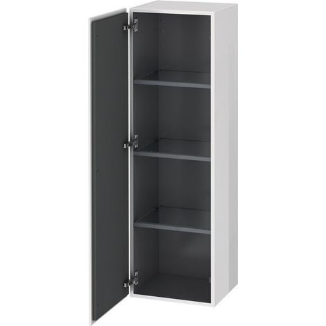 Duravit L-CUBE mobile 400x363x1320mm apertura destra noce scuro