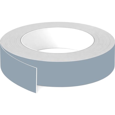 1x Bande de chant ABS sans colle 43 mm x 5 m épaisseur 0,8 mm facile à appliquer bricolage étagère meuble panneau plan de travail bois stratifié, Bleu denim mat (1/3)