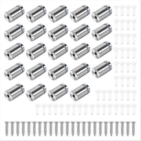 24 Abstandshalterschrauben für Paneelhalterungen, 3/4 x 1 Zoll, Edelstahl (1/5)