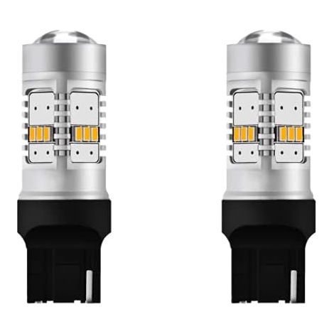 1800LM Ambre 7440 7440NA 7441 992 Ampoule de Rechange LED Haute Puissance 14SMD 3020 VR Camper Ampoules de Clignotants de Voiture Ampoules de Clignotant pour Feux de Stop arrière (1/2)