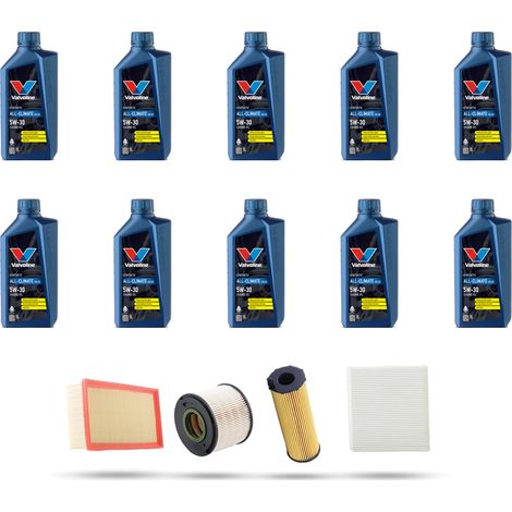 Kit tagliando 4 FILTRI e 10L OLIO compatibile con Audi Q7 (4L) 4.2 tdi 250kw dal 2009 (1/5)