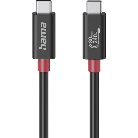 Hama 00200799 cavo USB USB4 Gen 4x2 1 m USB C Nero (1/5)