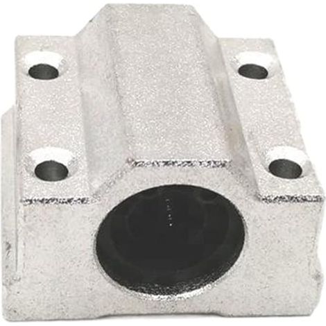 4 bloques de rodamientos lineales de bolas SCS6UU de 6 mm para fresadora CNC con casquillo LM6UU, bloque de soporte de eje lineal para piezas de impresoras 3D CNC (1/5)