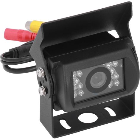 Caméra de recul pour fourgonnette, caméra de stationnement 18 LED infrarouge, vision nocturne, étanche, aide au stationnement (1/5)