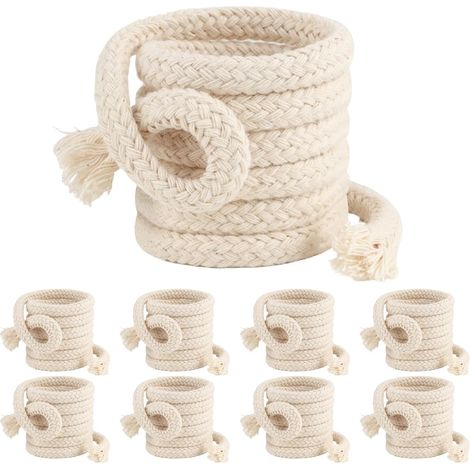 8M Ø8 mmmèche pour Lampes à Huile,mèches de Rechange mèches en Coton,mèches de Bougie,brûleurs de Bougies à Alcool,pour Bougies de Lampe à pétrole, 1m 8 Pièces (1/5)
