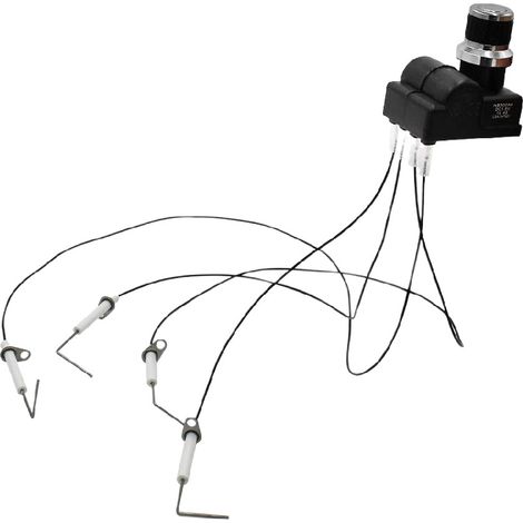 Allumeur à impulsions Blackstone Grill avec kit de remplacement à quatre électrodes pour plaques de cuisson de 91 cm (36 pouces) (1/5)