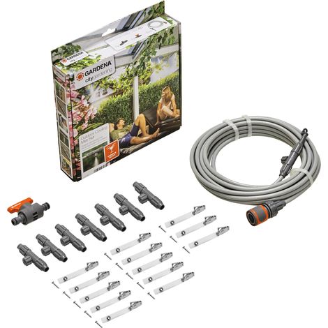 GARDENA Set nebulizzatore da esterni, ideale per rinfrescarsi (13135-20) (1/5)