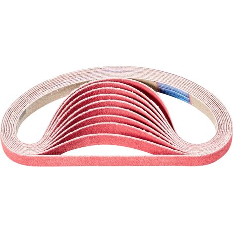 PFERD TOOLS Keramikkorn Schleifband BA 10x330mm CO-COOL120 für Edelstahl-Schliff mit Bandschleifer (100) 100 Stk
