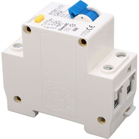 Disjoncteur différentiel BAOYI BYDB1L-63 C40A 230V 40A, interrupteur de protection différentielle 30mA, disjoncteur miniature 1P+N, montage sur rail DIN (1/5)