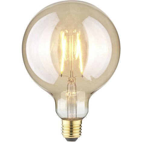 LightMe LM85061 LED  E27 Globeform 2.5 W Bernstein (Ø x L) 125 mm x 178 mm  1 St.