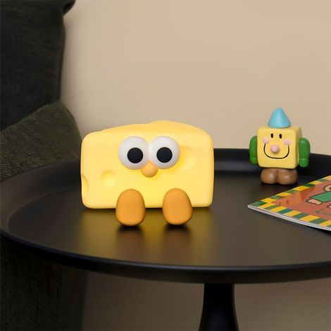 Niedliches Käsejungen-Nachtlicht – Nachttisch-/Schreibtischlampe fürs Kinderzimmer – Originelles Geburtstagsgeschenk (1/4)