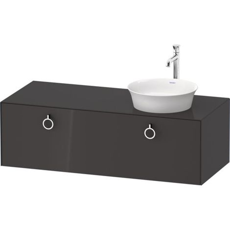 Duravit White Tulip, Waschtischunterbau wandhängend, Breite 1300 (1/2)