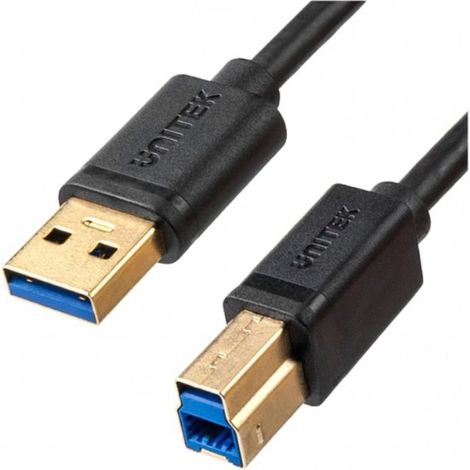 Câble d'imprimante Unitek C14095BK USB-A vers USB 3.0. 2 m
