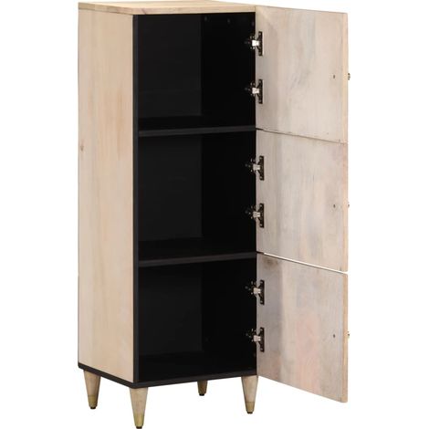 Credenza Madia Buffet 40x33x110 cm in Legno Massello di Mango CDS19469 (1/5)